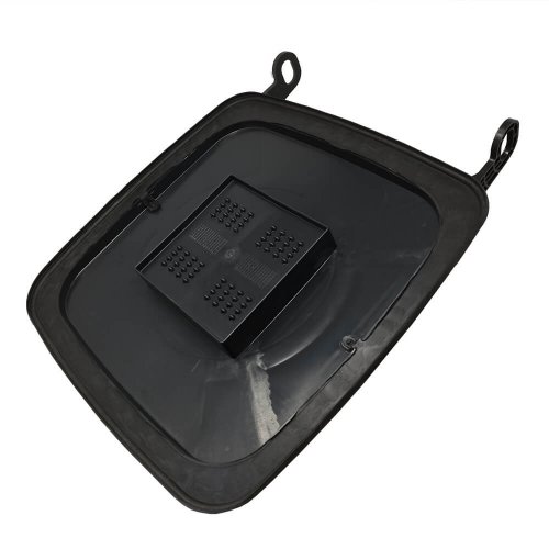 Preview: Madendeckel für 120 Liter Mülltonnen in schwarz