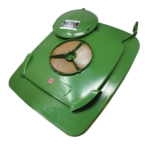 Preview: Madendeckel für 240 Liter Mülltonnen in grün