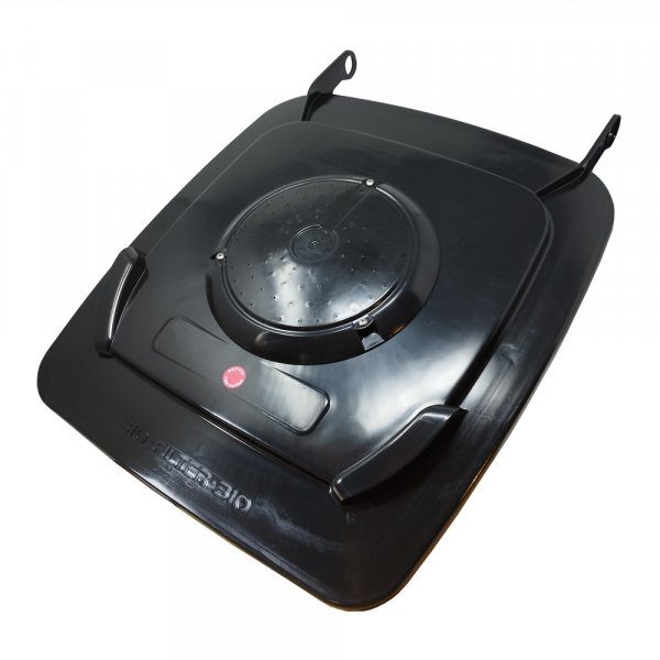 Madendeckel für 240 Liter Mülltonnen in schwarz