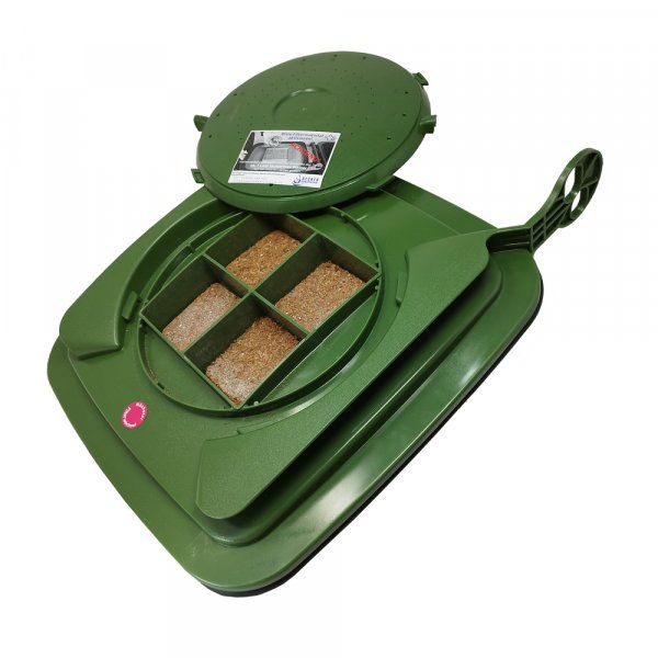 Madendeckel für 60-80 Liter Mülltonnen in grün