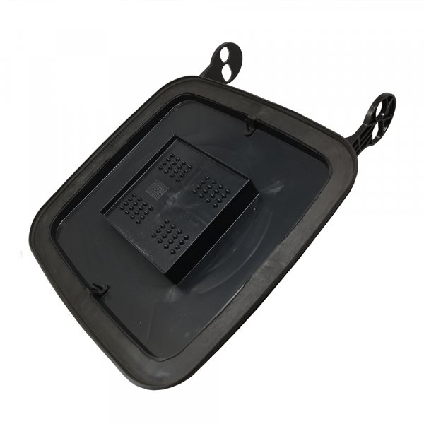 Madendeckel für 60-80 Liter Mülltonnen in schwarz