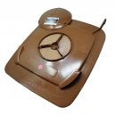 Mobile Preview: Madendeckel für 240 Liter Mülltonnen in braun